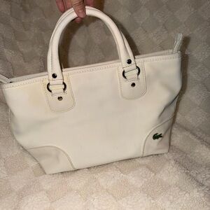 Lacoste Cream Women's Tote Bag